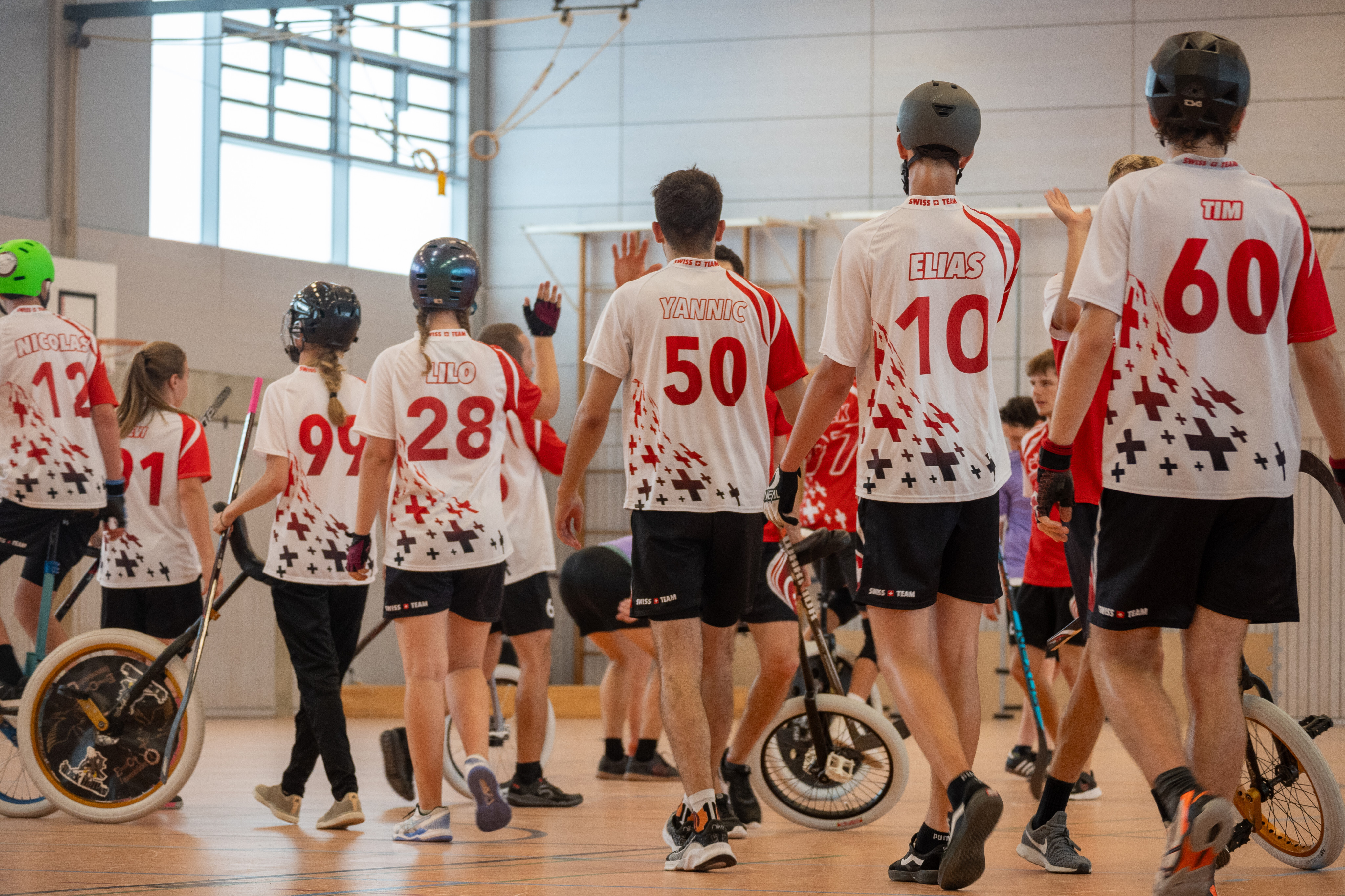 Einradhockey Nati an Unicon 21 in Bemidji Minnesota - Swiss Indoor- & Unicycling