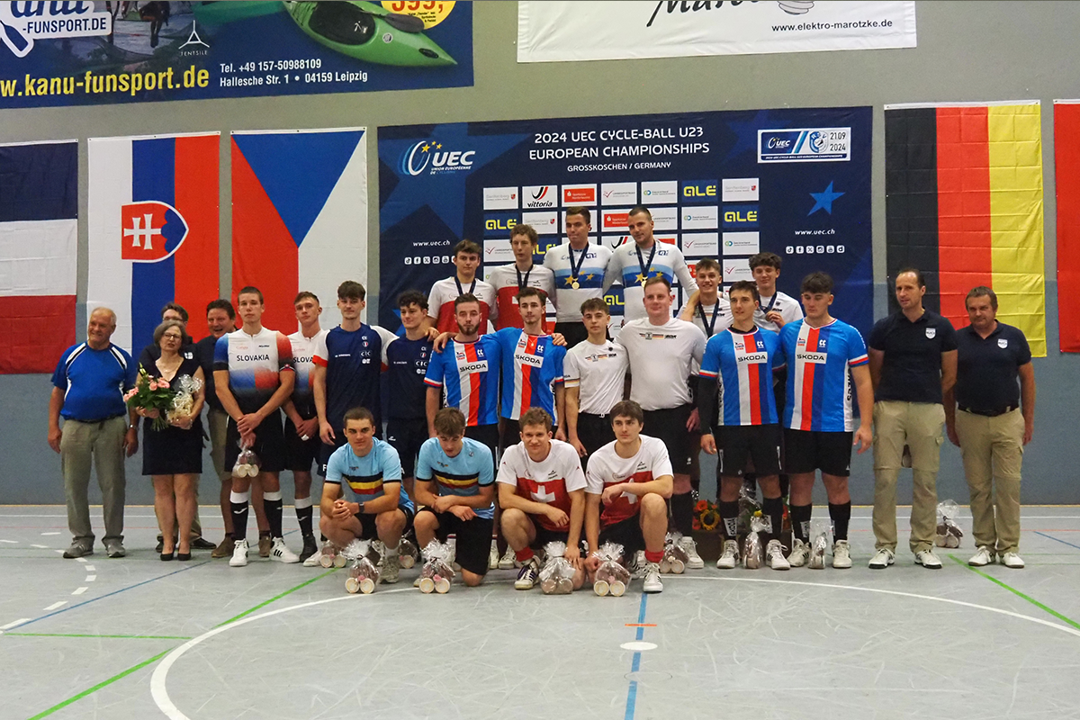 Timon Fröhlich & Jon Müller Radball Vize Europameister U23 - Swiss Indoor- & Unicycling