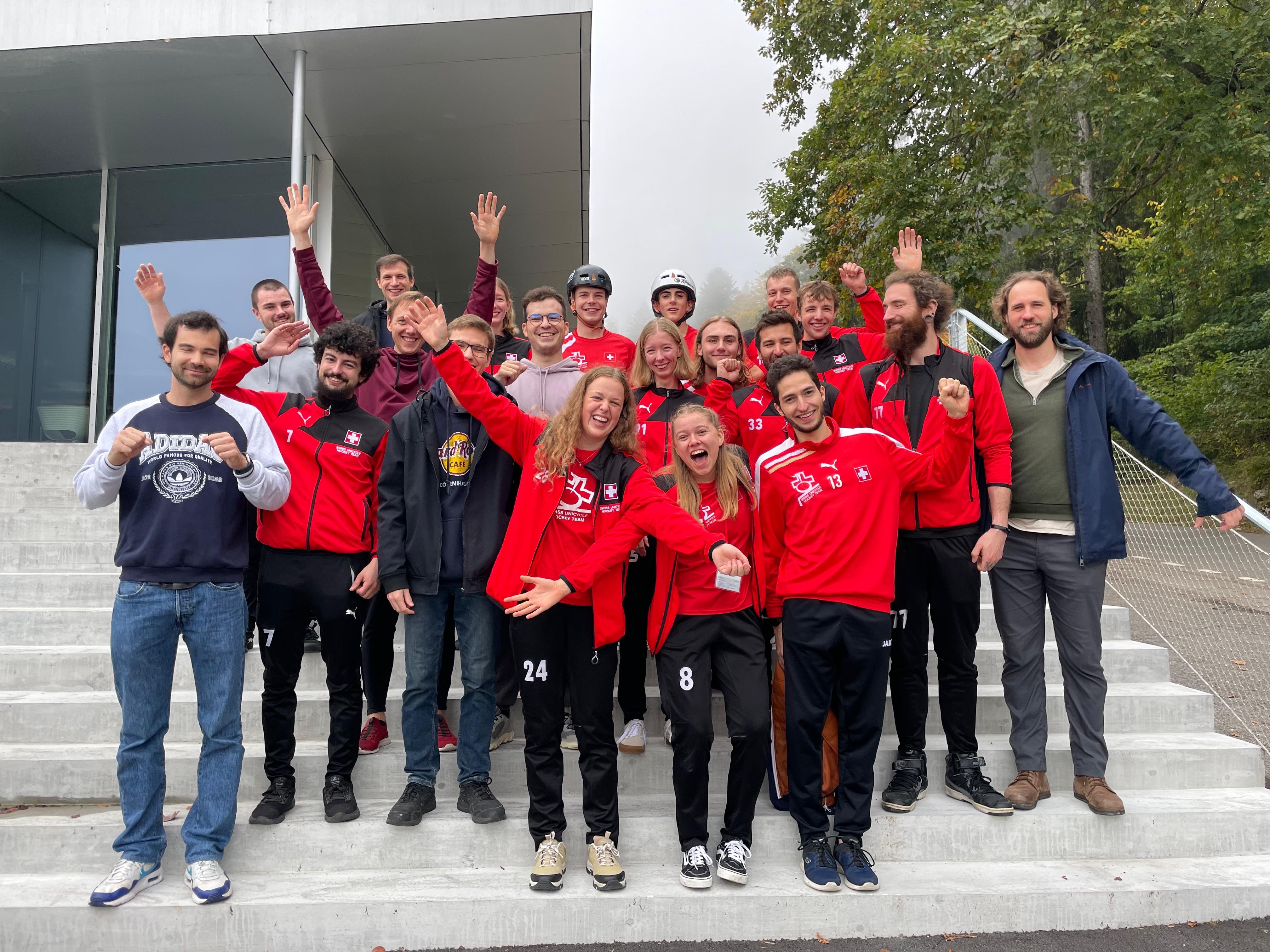 Freundschaftstraining Swiss Team vs. Germany - Swiss Indoor- & Unicycling