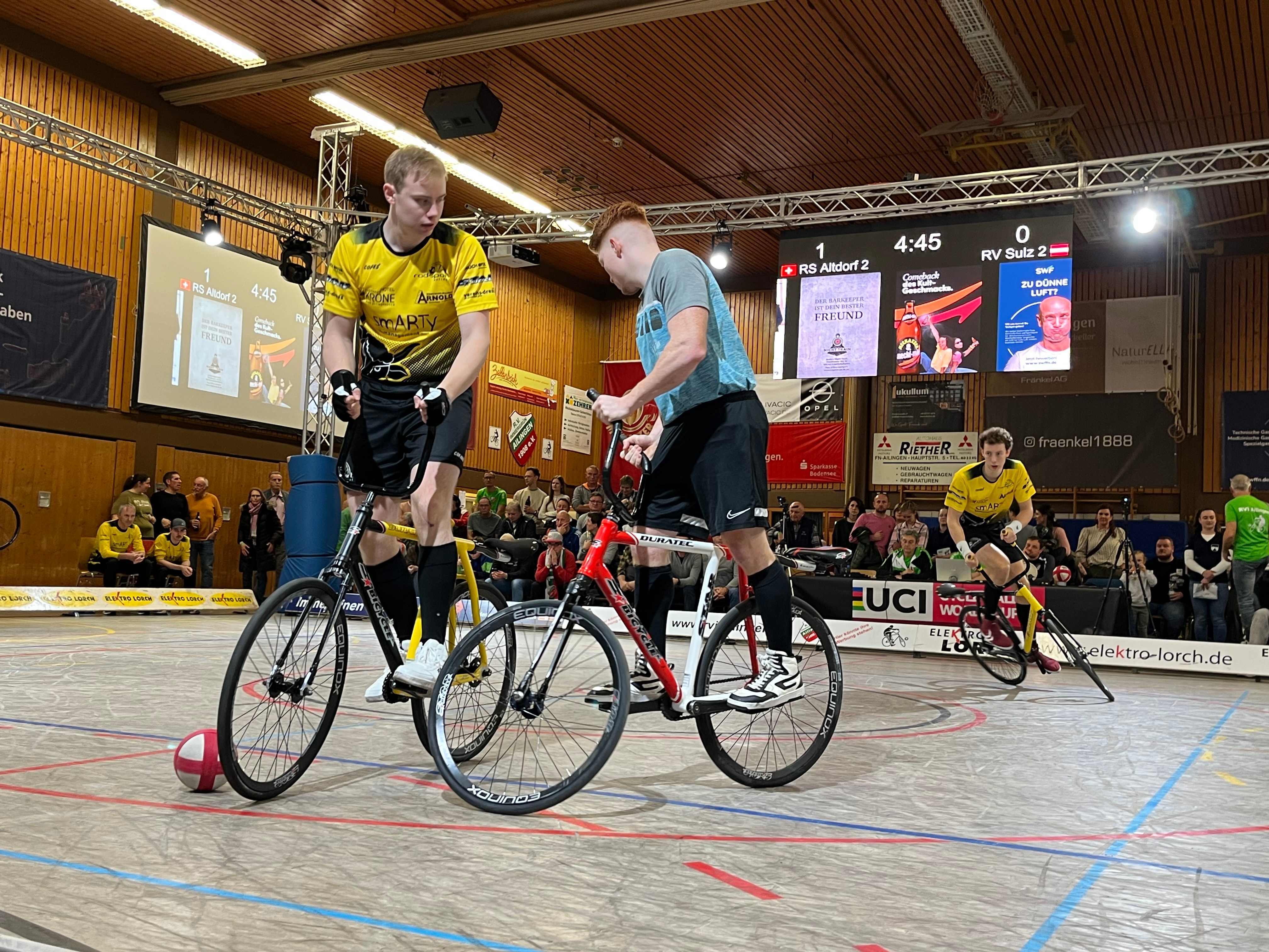 Radball Weltcup-Finale in Ailingen (D)